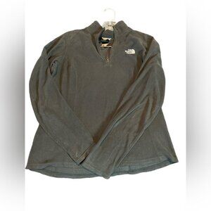 The‎ North Face Womens Black 1/4 Zip Fleece Pullover Size M